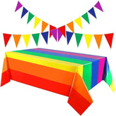 Rainbow Pride Party Triangle Flags